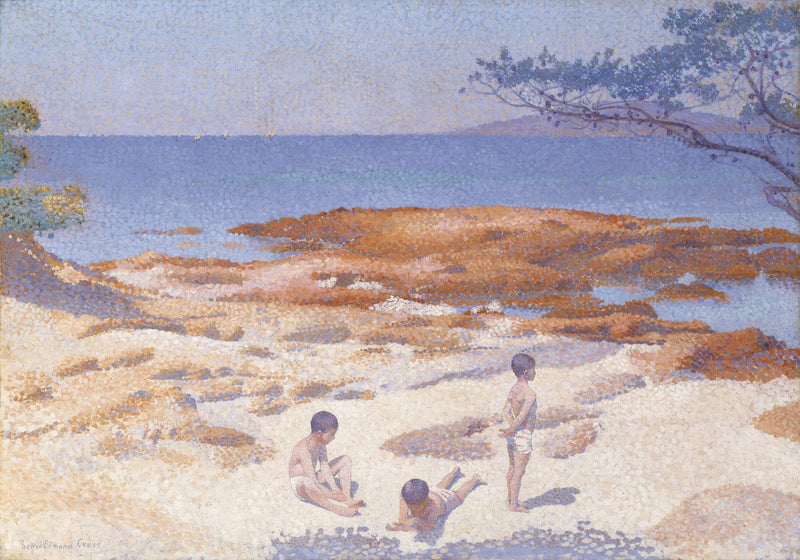 Plage di Cabasson (Baigne-Cul) - Henri-Edmond Cross