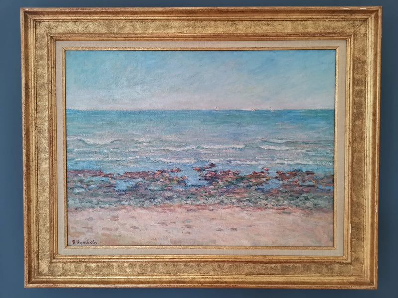 Spiaggia della costa normanna - Blanche Hoschedé Monet