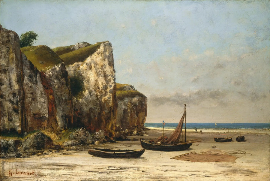 Spiaggia della Normandia - Gustave Courbet