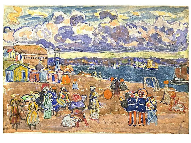 Spiaggia di Saint-Malo - Maurice Prendergast