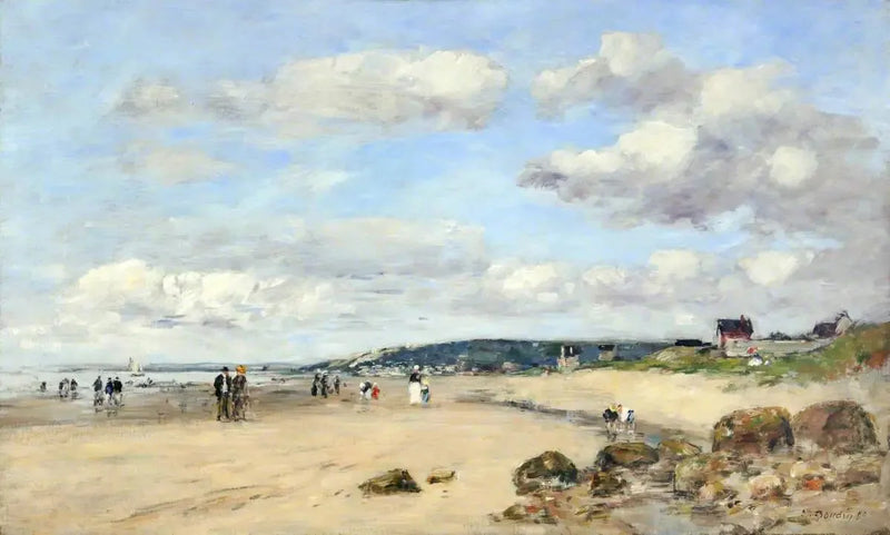 Spiaggia in Normandia, Francia - Eugène Boudin