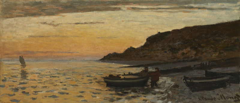 Spiaggia di Sainte-Adresse W39a - Claude Monet