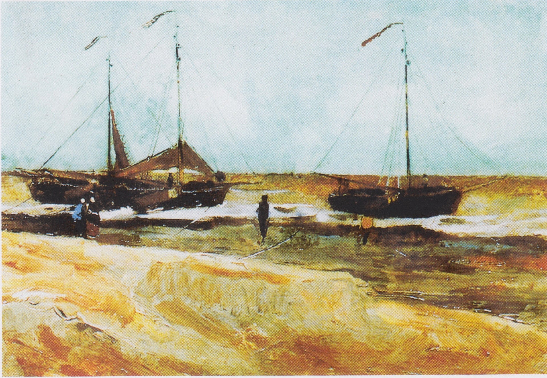 Plage de Scheveningen par temps calme F2 JH173 — Vincent van Gogh