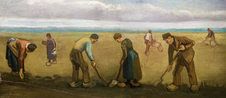 Piantagione di patate - Vincent van Gogh