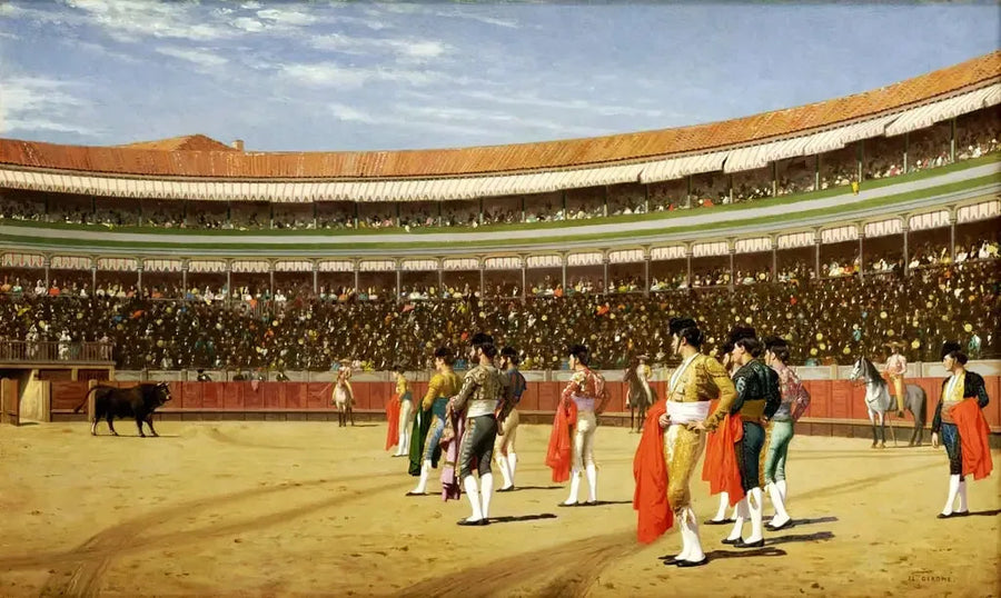 Plaza de toros : l'ingresso del toro - Jean-Léon Gérôme