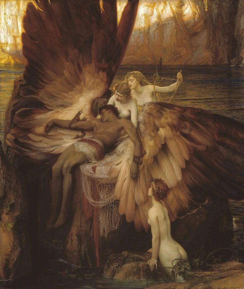 Pianti per Icaro - Herbert Draper