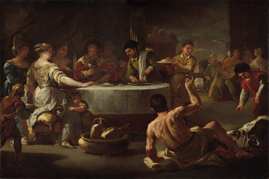 Immersione e Lazzaro - Luca Giordano