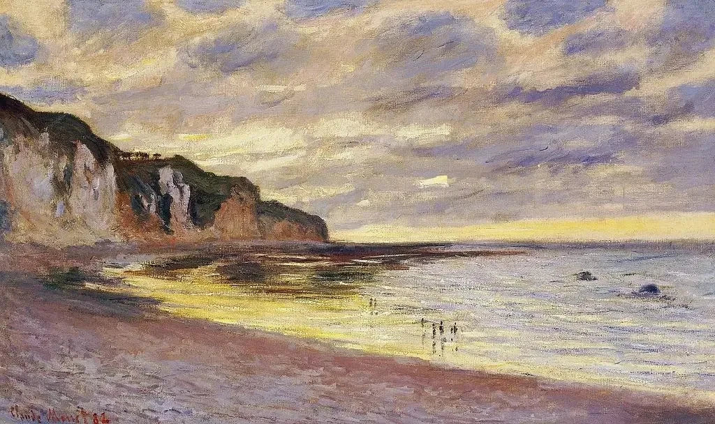 Pointe de l'Ailly, bassa marea W778 - Claude Monet