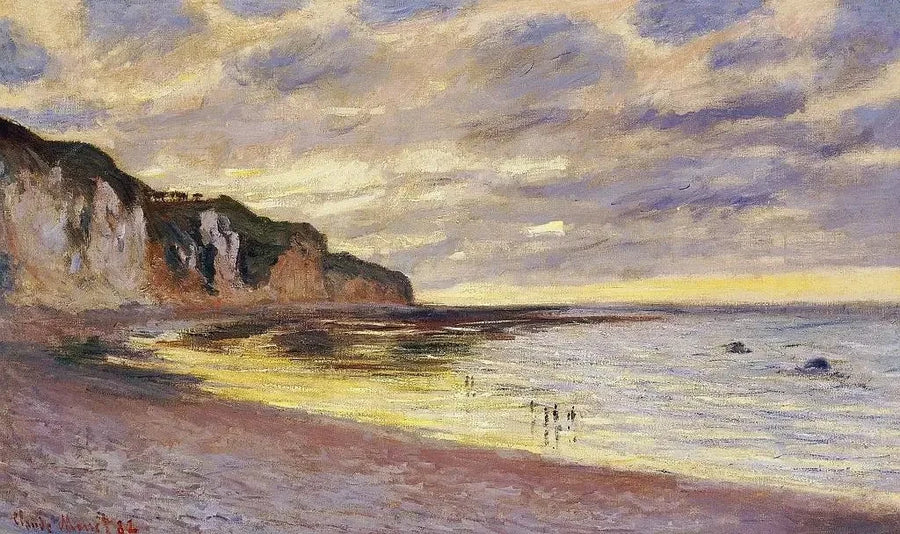 Pointe de l'Ailly, bassa marea W778 - Claude Monet