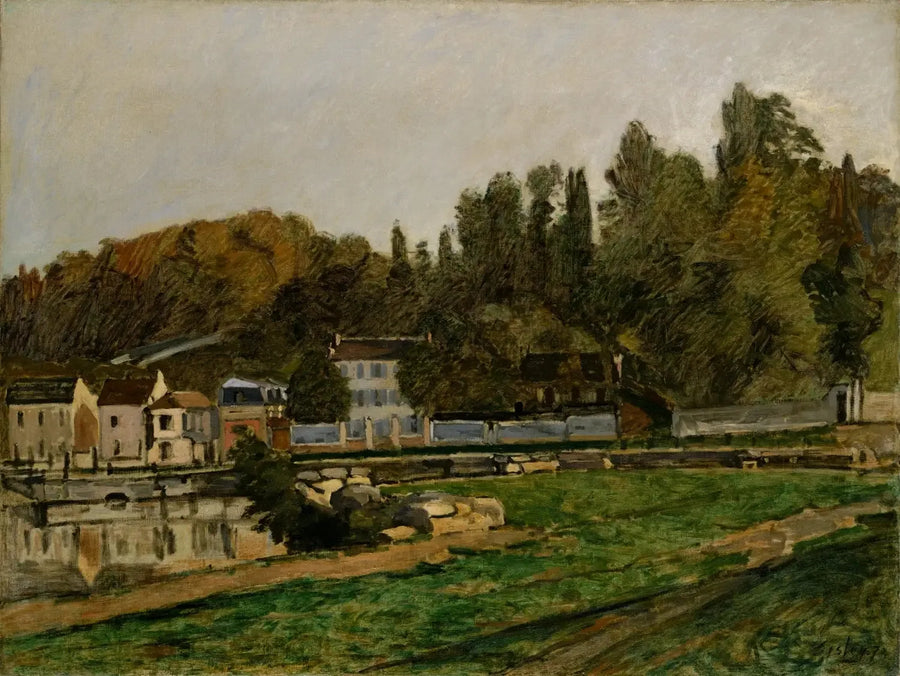 Punti d'acqua a Marly - Alfred Sisley
