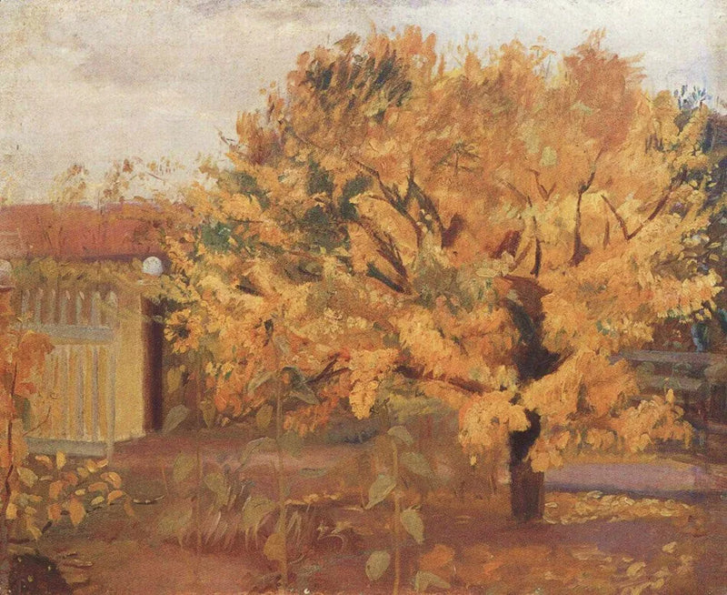 Pero nel giardino anteriore - Anna Ancher