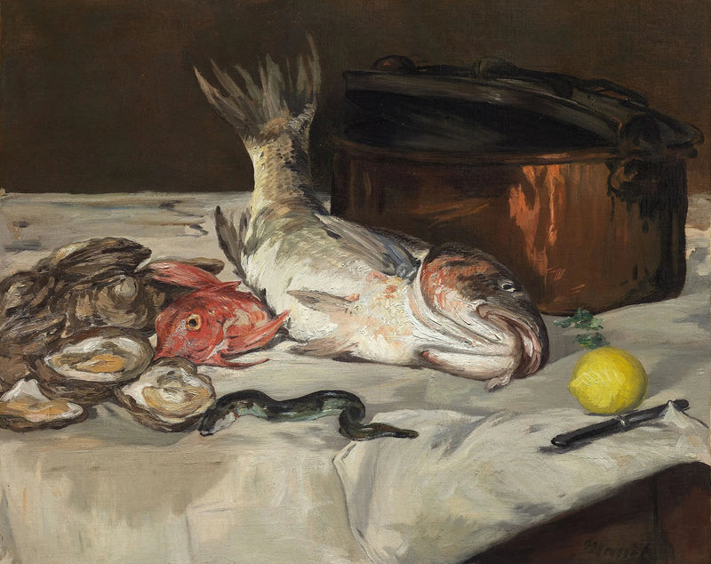 Pesce (Natura morta) - Édouard Manet