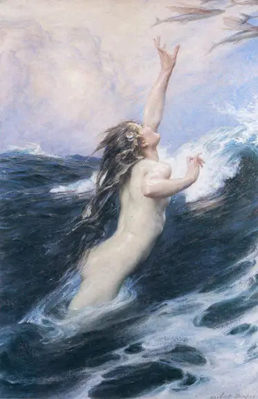 Poisson volant - Herbert Draper - Alpha Reproduction