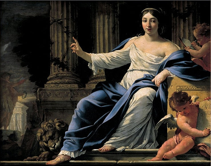 Polimnia, musa dell'eloquenza - Simon Vouet