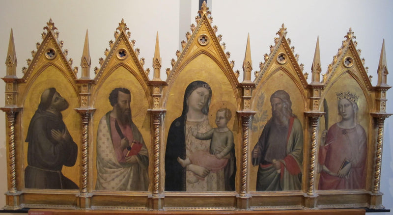 Polittico della Vergine e di quattro santi - Bernardo Daddi