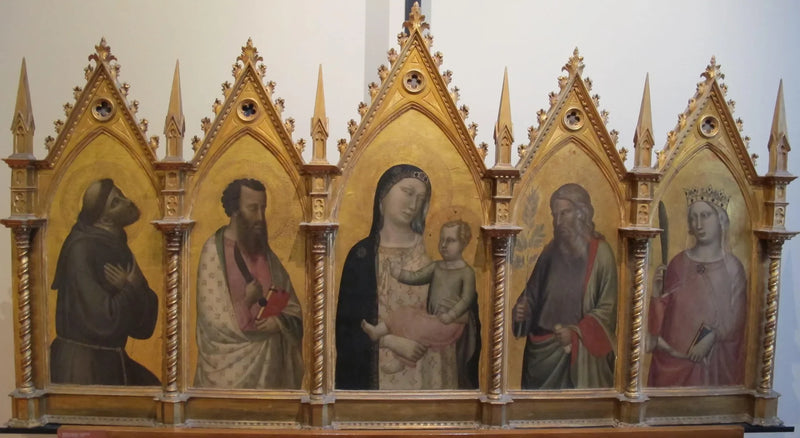 Polittico della Vergine e di quattro santi - Bernardo Daddi
