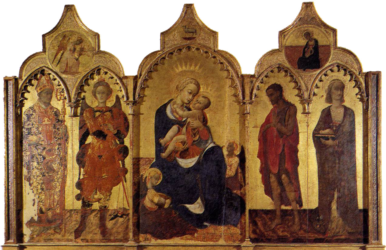 Polyptyque de San Domenico de Cortone - Stefano di Giovanni (Sassetta) image 1 reproduction de peinture à l’huile