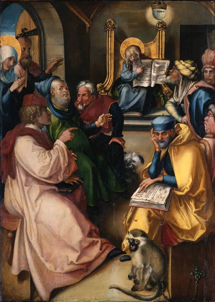 Polittico delle Sette Dolori: Cristo tra i Dottori - Albrecht Dürer