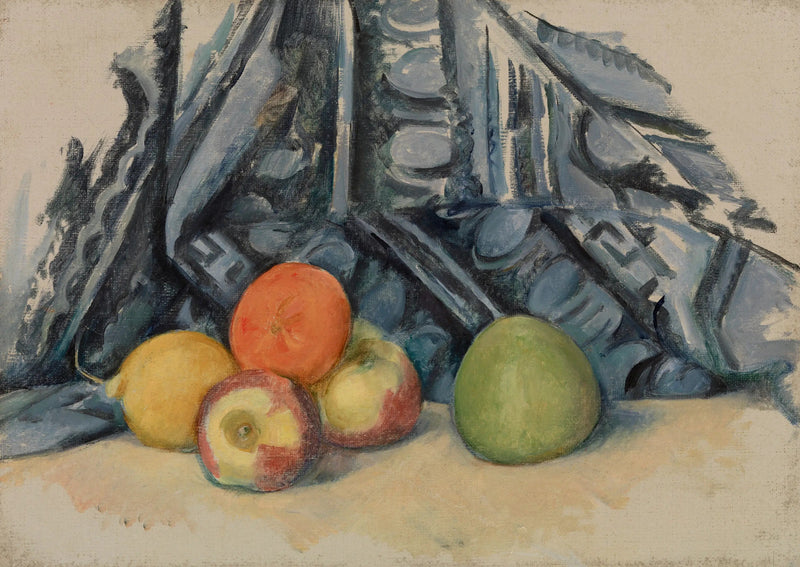 Mele e tappeto - Paul Cézanne