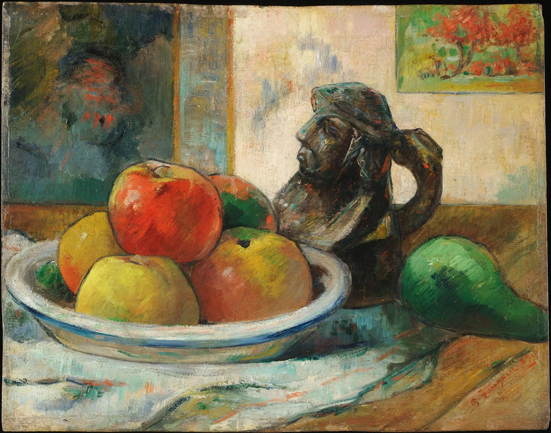 Mele, pera e ceramica - Paul Gauguin