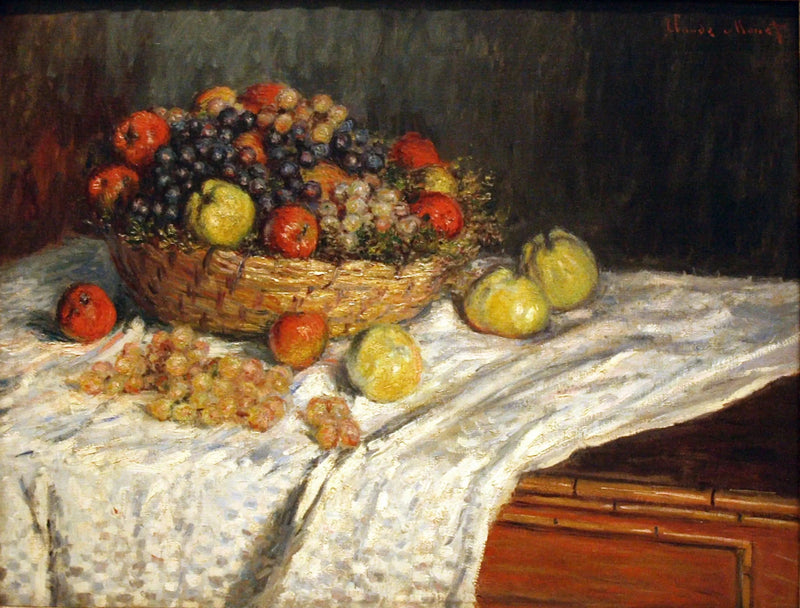 Mele e uva W545 - Claude Monet