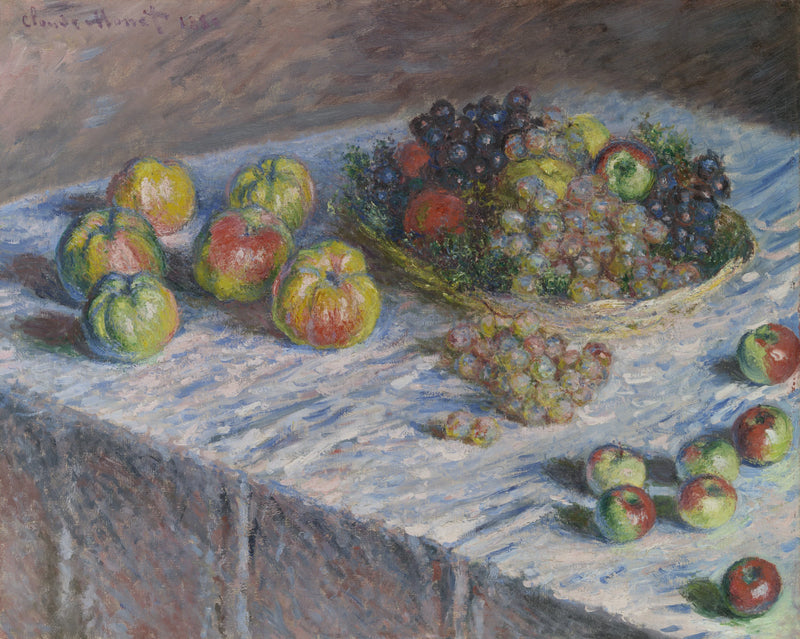 Mele e uva W546 - Claude Monet