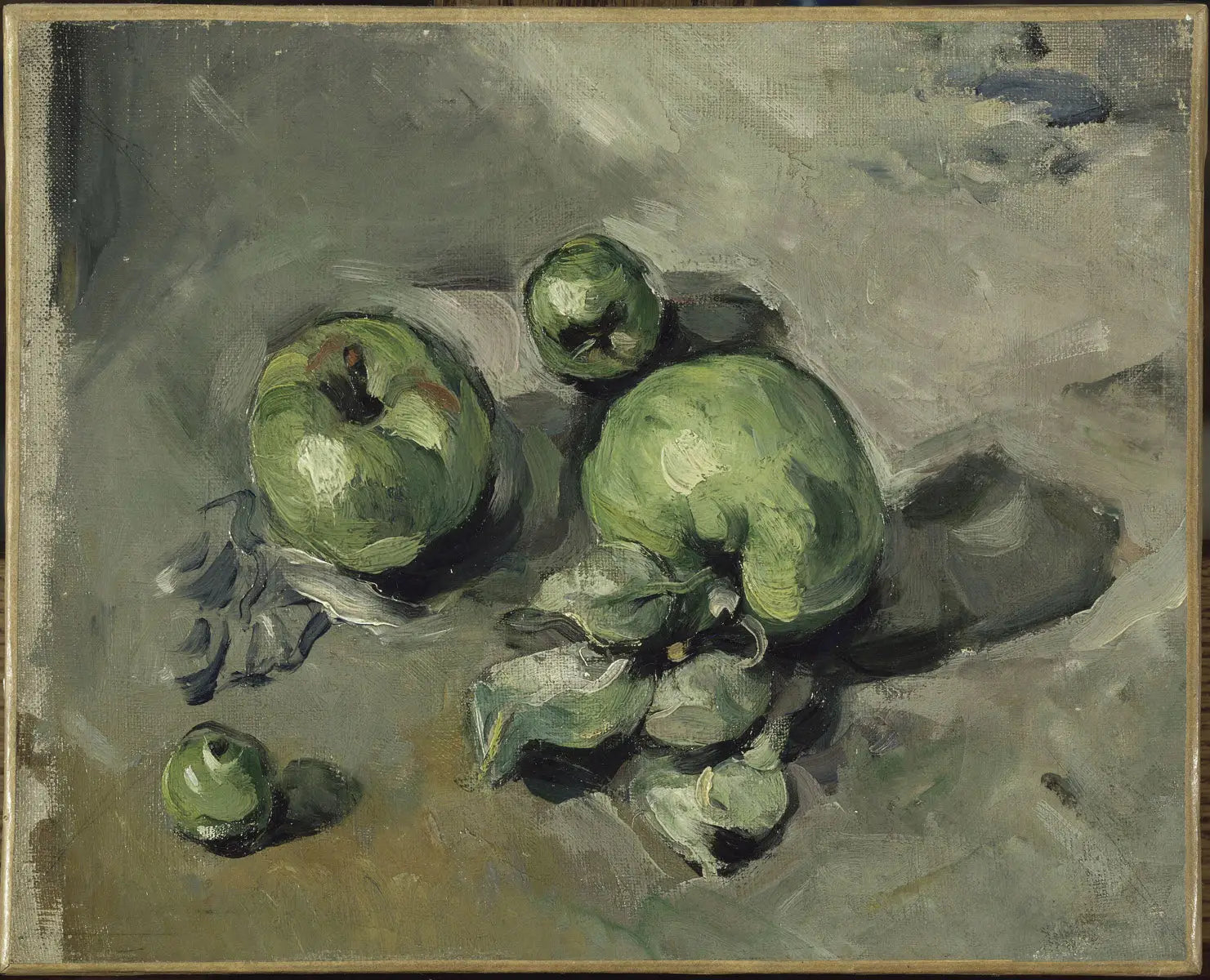 Pommes vertes - Paul Cézanne image 1 reproduction d’œuvre d’art à l’huile