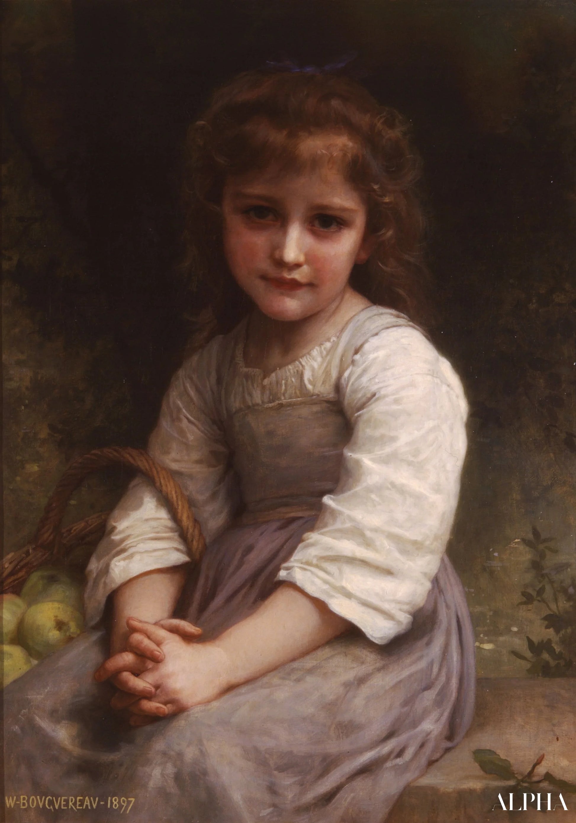 Pommes - William Bouguereau - Riproduzioni di quadri e dipinti di alta gamma