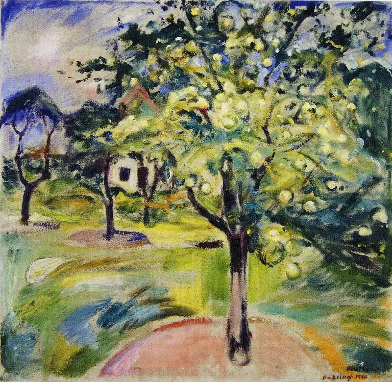 Mela nel giardino a Ekely - Edvard Munch