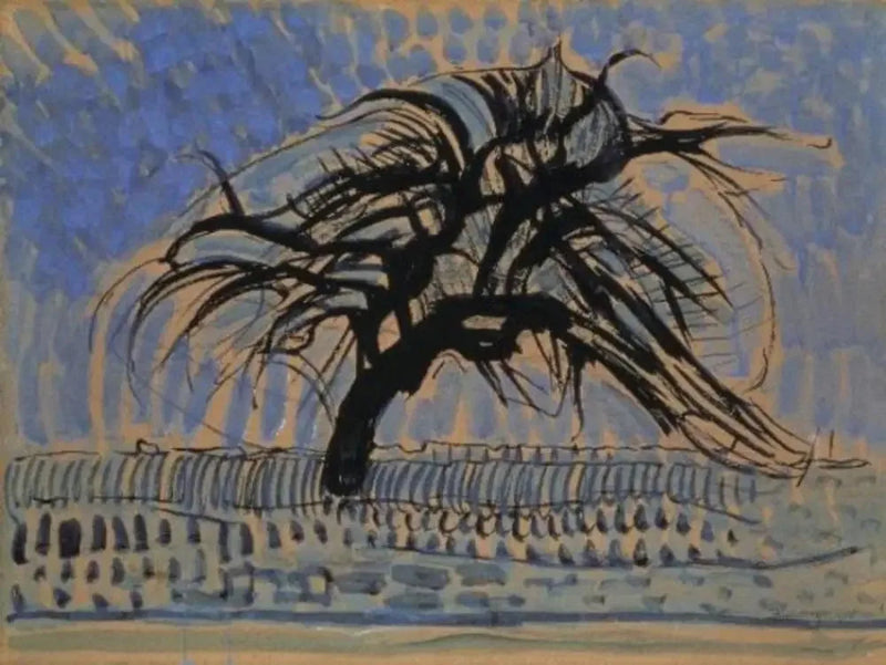 Mela blu - Piet Mondrian