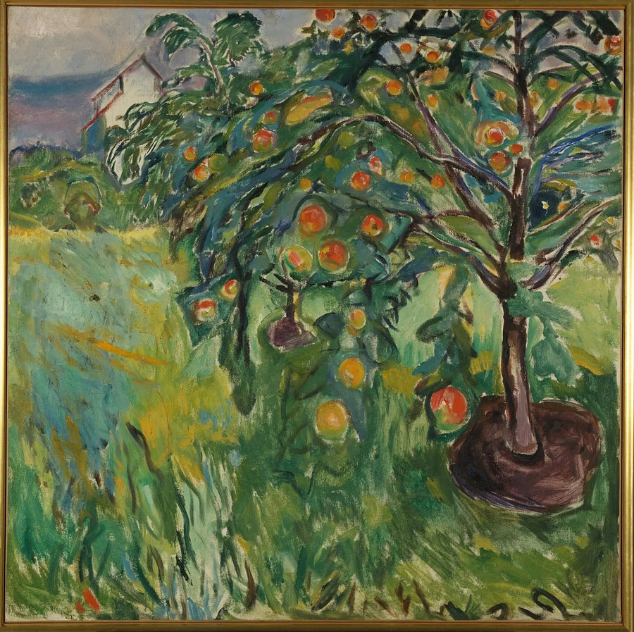 Mela vicino allo studio - Edvard Munch