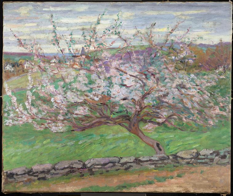 Pommiers en fleurs - Armand Guillaumin - Alpha Reproduction