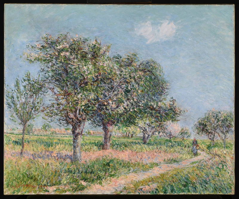 Pommiers en fleurs in Normandia - Gustave Loiseau