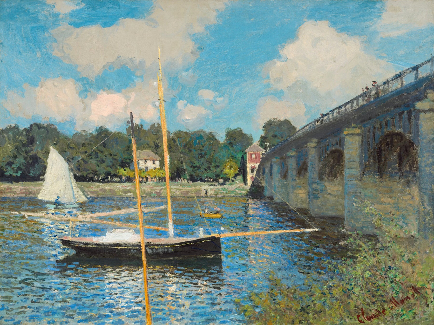Le Pont d'Argenteuil - Claude Monet