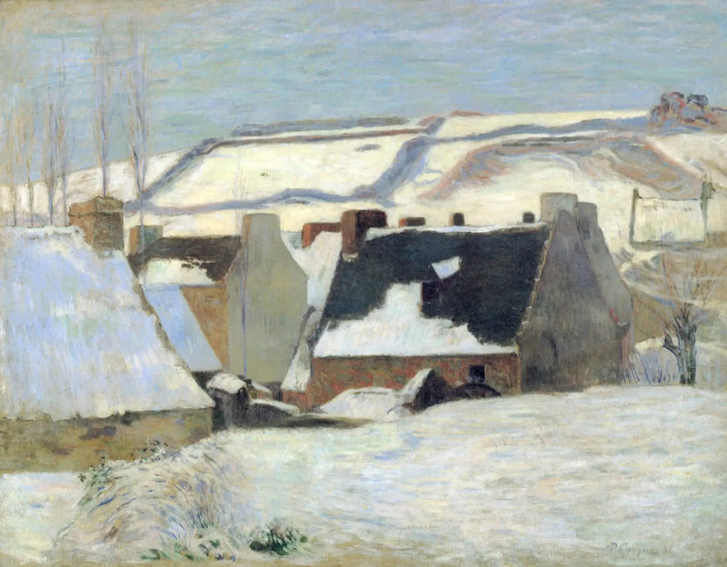 Pont-Aven sotto la neve - Paul Gauguin