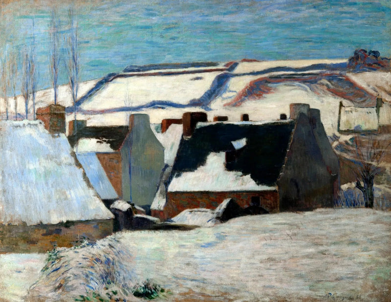 Pont-Aven sotto la neve - Paul Gauguin