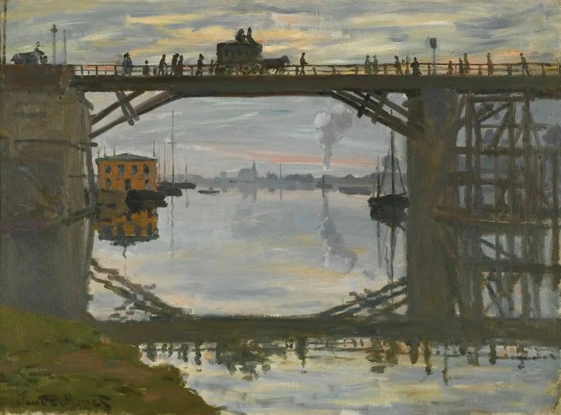 Il ponte di legno W195 - Claude Monet
