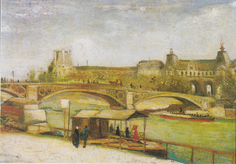 Ponte del Carrousel e Louvre - Vincent van Gogh