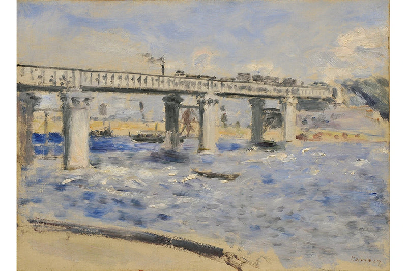 Ponte ferroviario ad Argenteuil - Pierre-Auguste Renoir