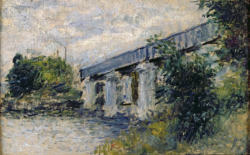 Il ponte ferroviario, Argenteuil W320 - Claude Monet