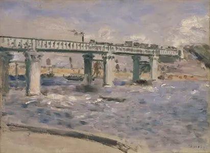 Ponte ferroviario ad Argenteuil - Pierre-Auguste Renoir