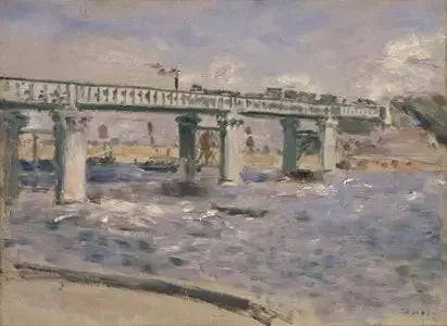 Ponte ferroviario ad Argenteuil - Pierre-Auguste Renoir