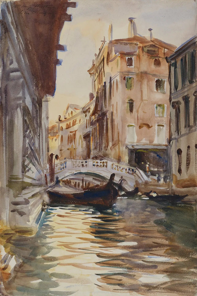 Ponte della Canonica - John Singer Sargent