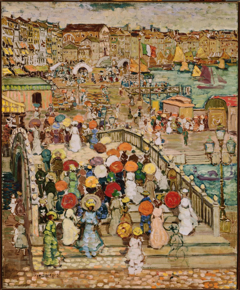 Ponte di paglia - Maurice Prendergast