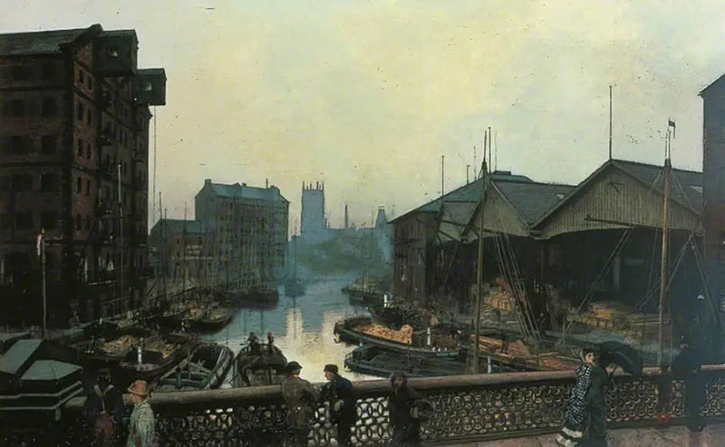Ponte di Leeds - John Atkinson Grimshaw