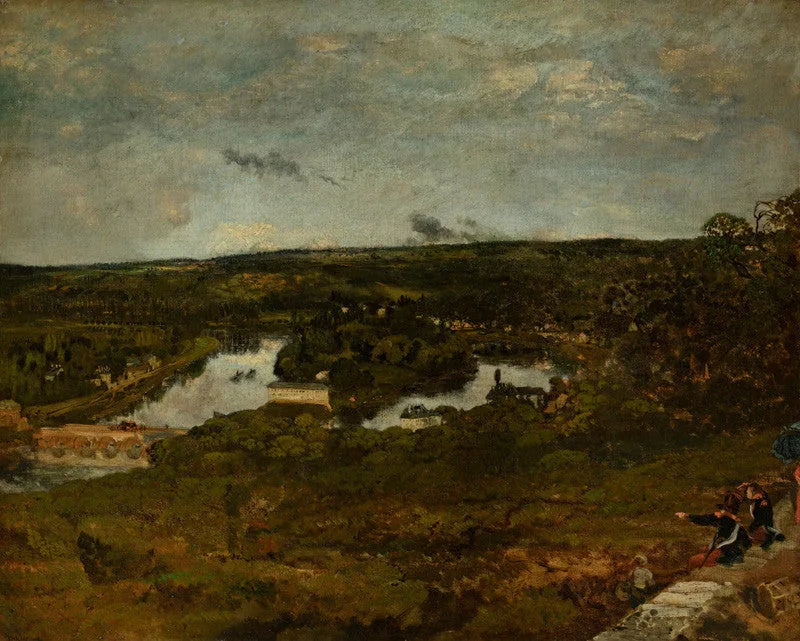 Ponte di pietra vicino a Meudon - Théodore Rousseau