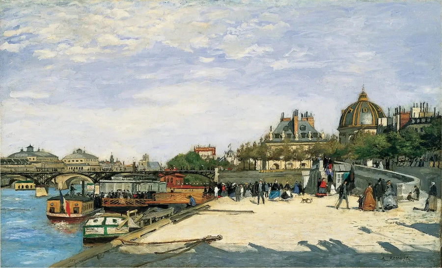 Il ponte delle Arti e dell'Istituto - Pierre-Auguste Renoir