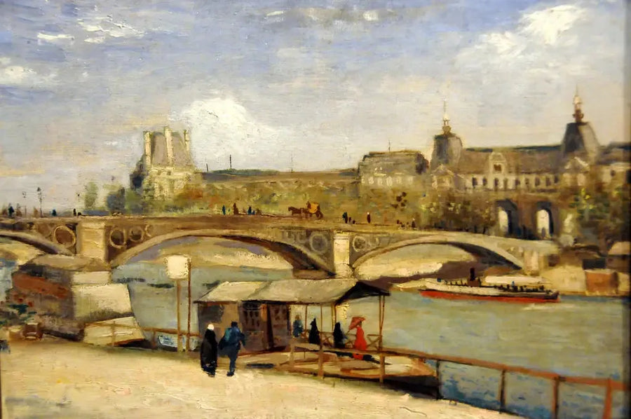 Ponte del Carrousel e Louvre - Vincent van Gogh