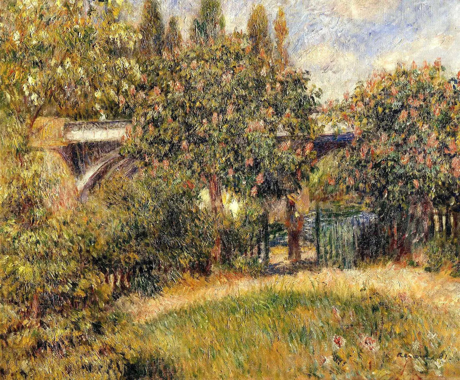 ponte della ferrovia a Chatou - Pierre-Auguste Renoir