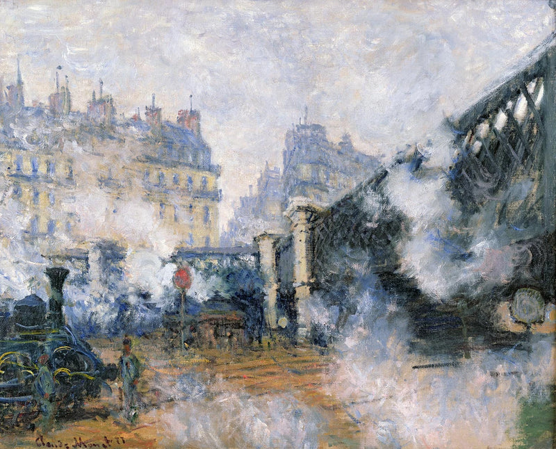 Il Pont de l'Europe, stazione Saint-Lazare W442 - Claude Monet